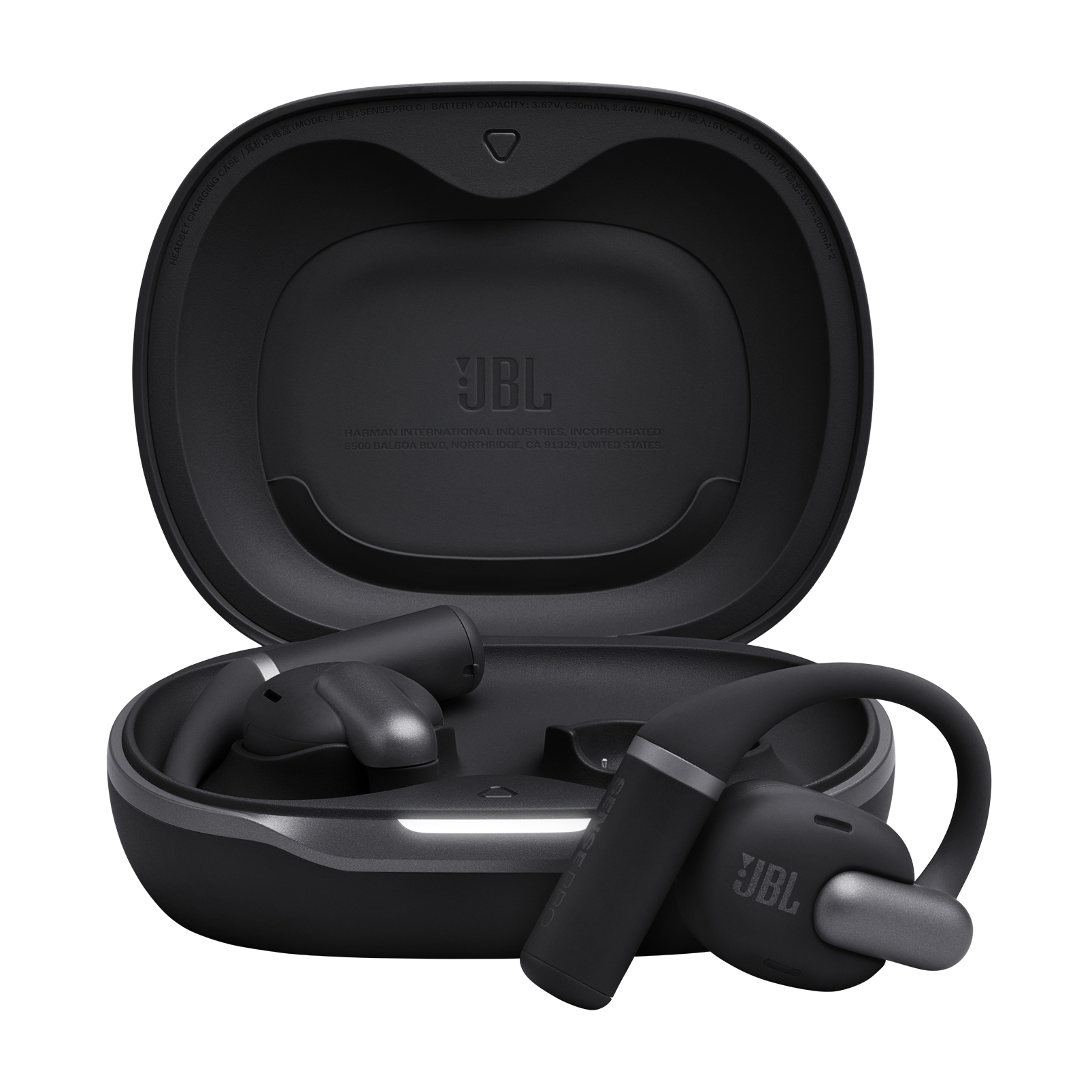 JBL à oreilles ouvertes sans fil Sense Pro Bluetooth Noir