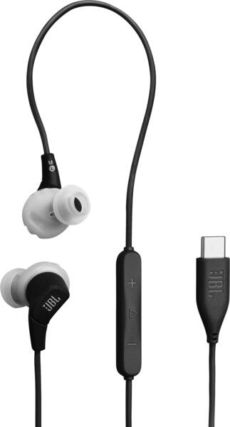 JBL Endurance Run 3C USB C Casque Avec fil Ecouteurs Sports USB Type-C Noir