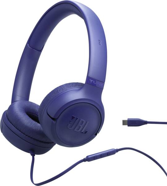 JBL Tune 530 Type C Filaire Bleu