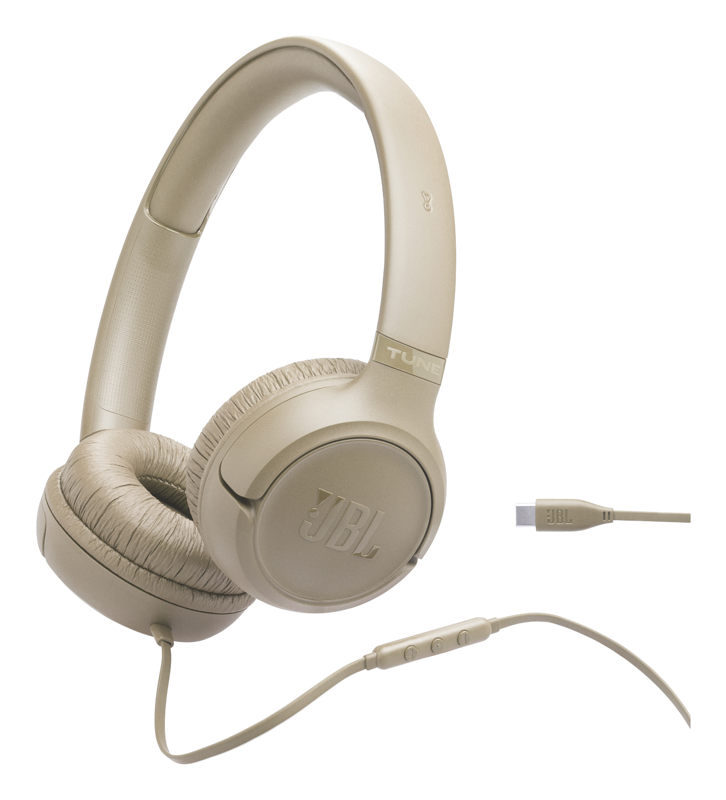 JBL Tune 530 Type C Filaire Beige