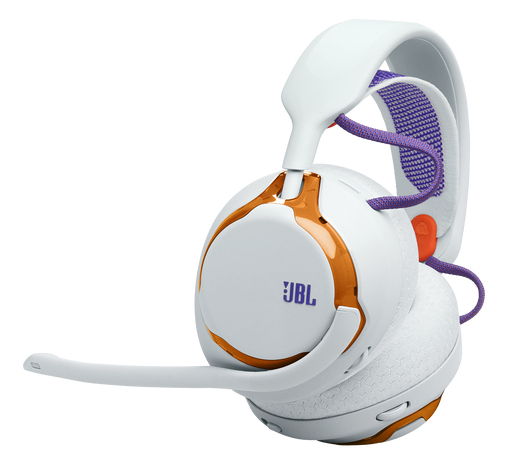 JBL Casque gamer Quantum 650 Blanc Orange