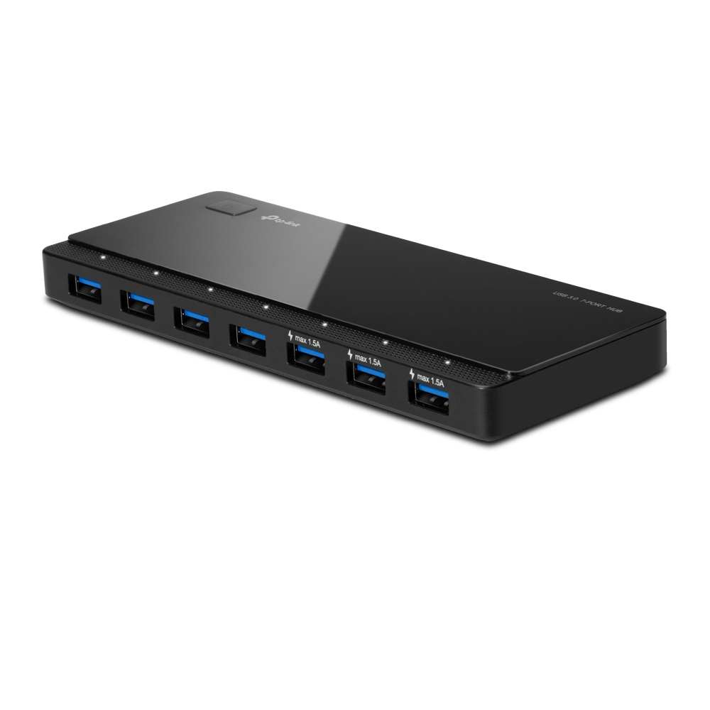 TPLINK USB-Hub 7x USB 3.0 UH700 (V5.0) mit NT 12v/2,5A