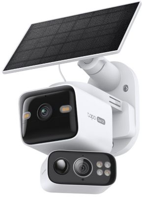 TPLINK Solar-Powered Dual-Lens Pan/Tilt Security Camera Kit TC93D KIT EU IP Camera TC93D EU 1.0 & Tapo A201-INT