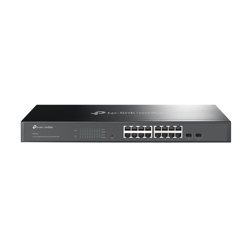 TPLINK Omada 16-Port Gigabit Smart Switch with 2 Gigabit SFP Slots