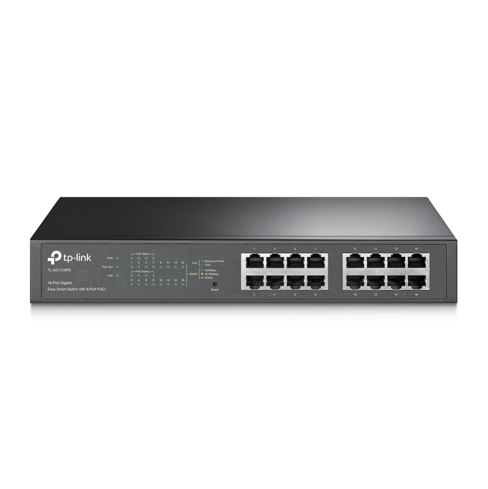 TPLINK Switch 16x GE TL-SG1016PE (8xPOE) v6.4