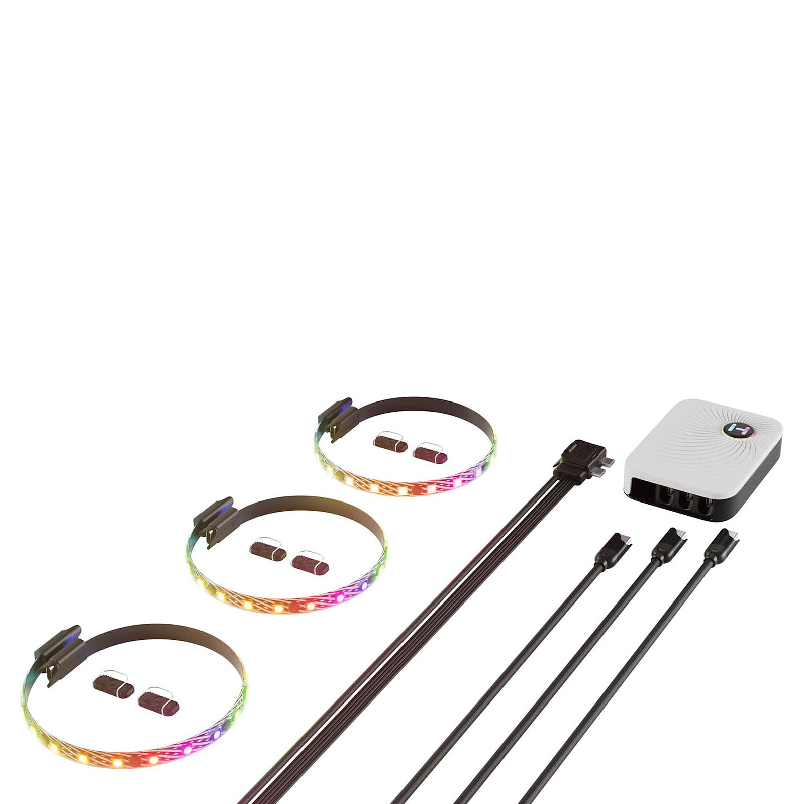 Hyte LS10 qRGB Light Strips Triple Pack + NP50