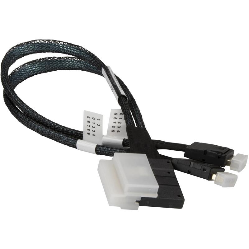 SuperMicro Supermicro Slimline x8 (STR) to 2x MiniSAS HD x4 65CM Cable