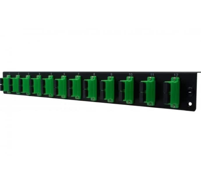 GENERIQUE Façade équipée 12 SC APC SM Duplex tiroir optique 1U