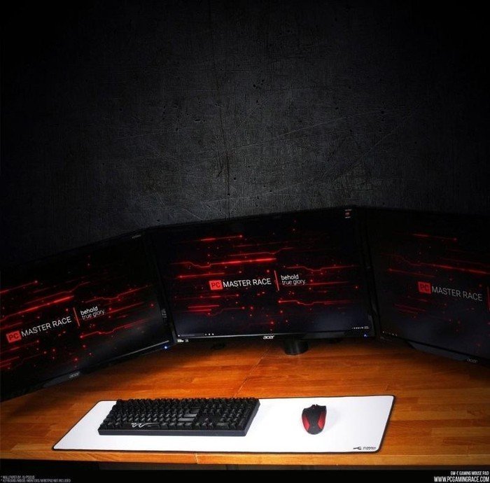 Glorious PC Gaming Race Mousepad Extended, blanc