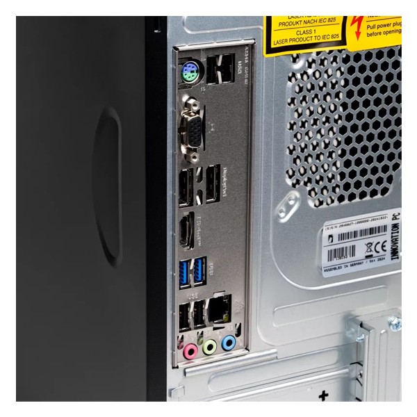 InnovationIT PC Intel i3-14100 / 16GB / SSD 512GB M.2 NVMe/o. DvDRW
