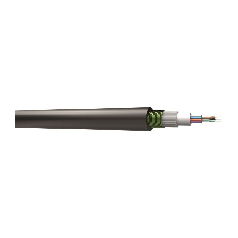 ekivalan Câble fibre optique 12 fibres OM3 50/125 structure libre 250um LS0H CPR Dca