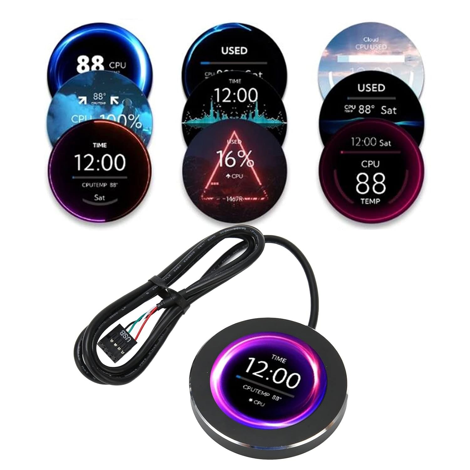 COOLER MASTER Flex-Kit: LCD (5.33 cm (2.1 Pouces)