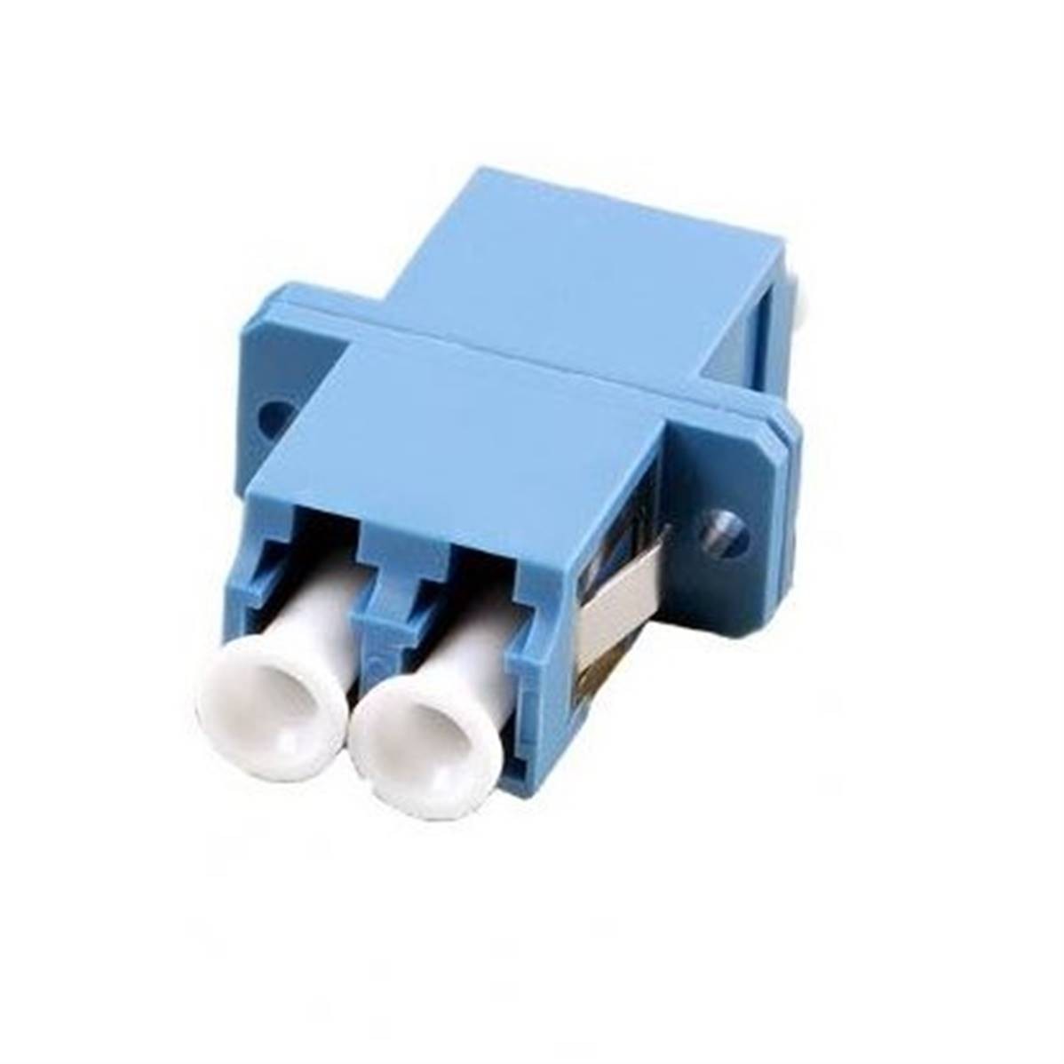 GENERIQUE Traversée optique LC / LC Duplex UPC bleue format keystone (sachet de 10 pcs)