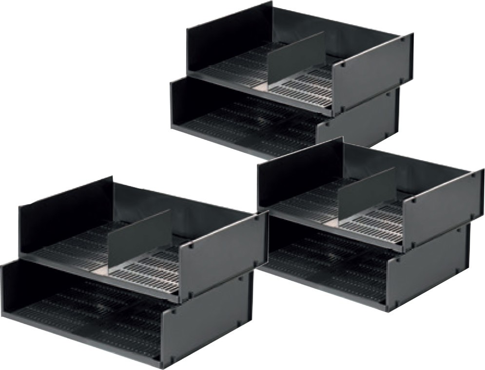 Durable DURABLE OPTIMO Briefablageschale A4 quer anthrazit