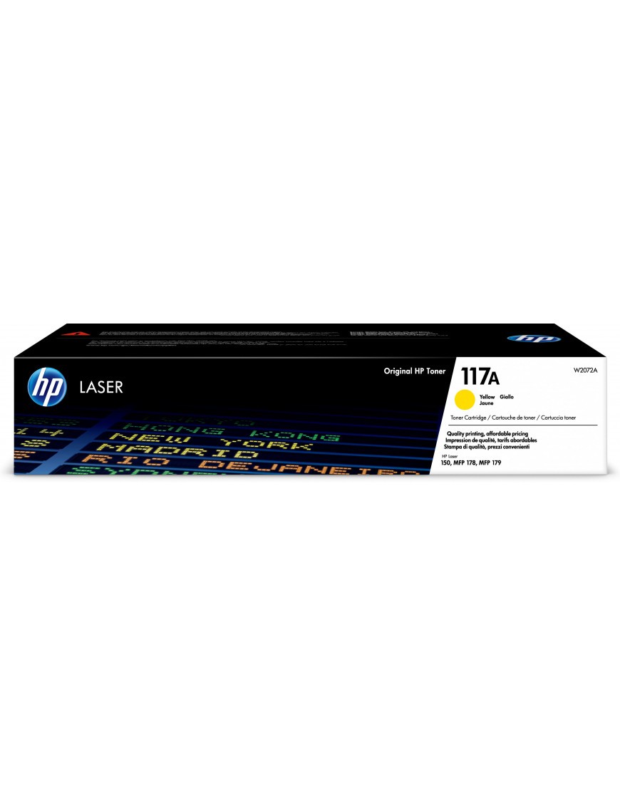 MediaRange Toner HP für W2072A/117A, 1.300 Seiten, Gelb