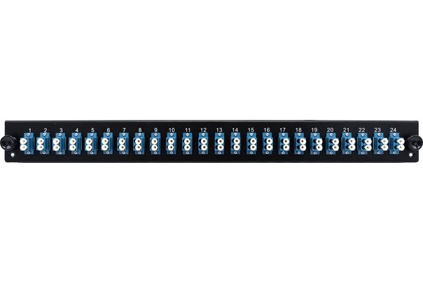 GENERIQUE Façade équipée 24 SC UPC MM Duplex tiroir optique 1U