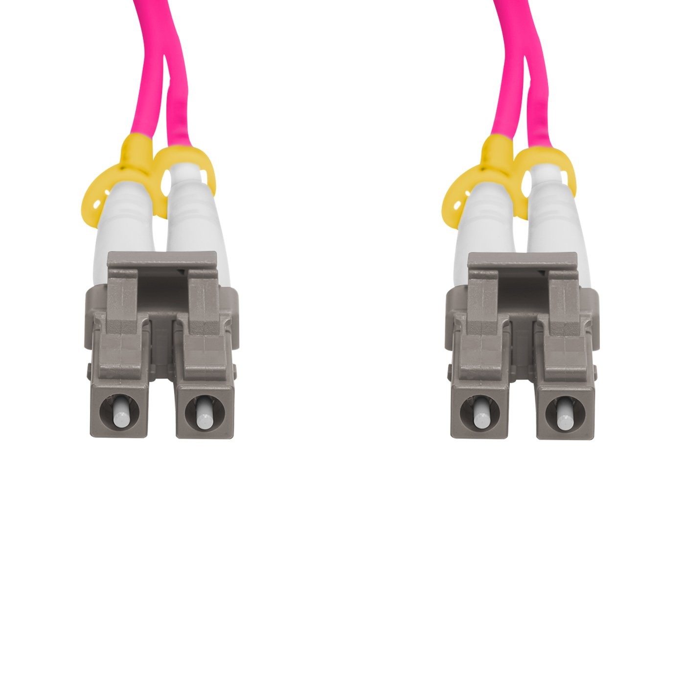 ekivalan Jarretière zip 2,0mm OM4 50/125 LC-UPC/LC-UPC LSZH magenta 1m