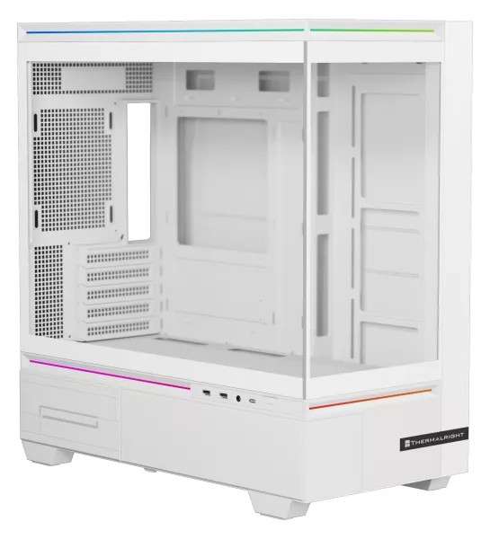 THERMALTAKE Boitier Moyen Tour ATX Thermalright TL-M10 RGB avec panneaux vitrés (Blanc)
