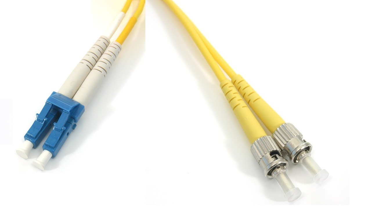 GENERIQUE Jarretière optique duplex HD mono OS2 9/125 ST-UPC/SC-UPC jaune