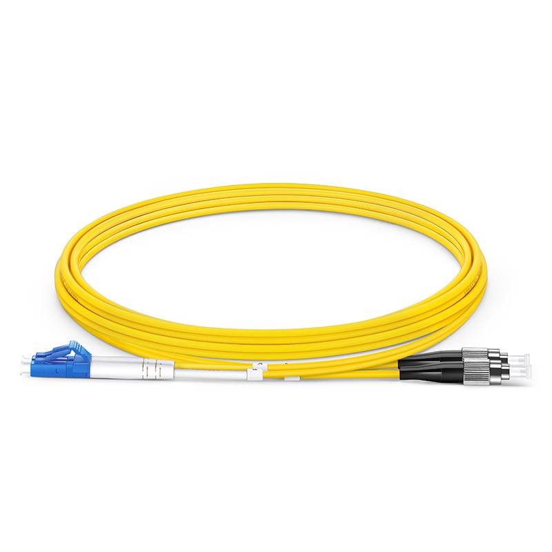 ekivalan Jarretière zip 2,0mm OS2 G652D LC-UPC/LC-UPC LSZH jaune 50m