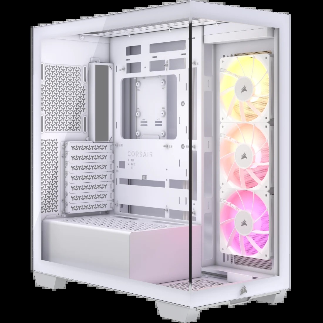 CORSAIR 3200D RS ARGB Mid-Tower Performance Case White