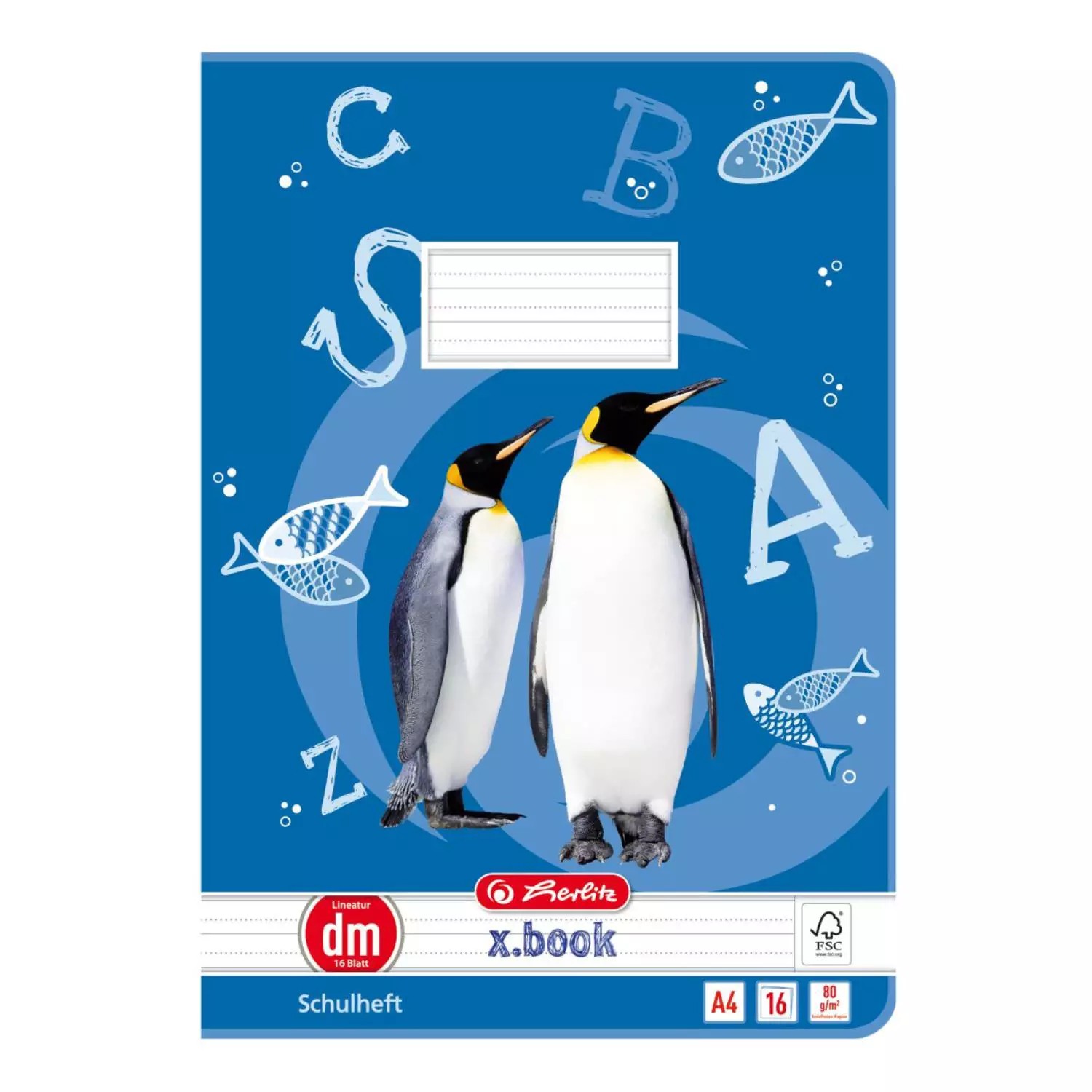 Herlitz Heft A4 16 Blatt Lineatur 27 GREENline Elefant (A4)