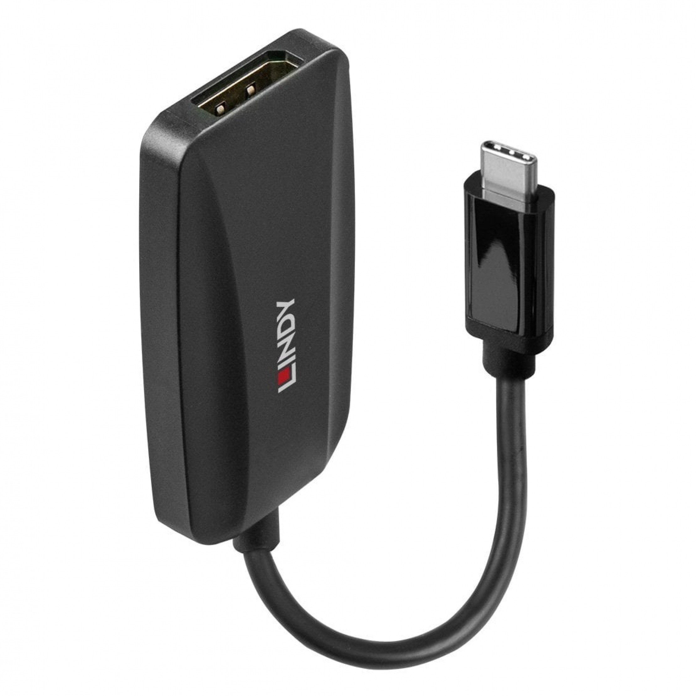 Lindy Câble Bi-Directionnel 8K60Hz USB Type C vers DisplayPort 1m
