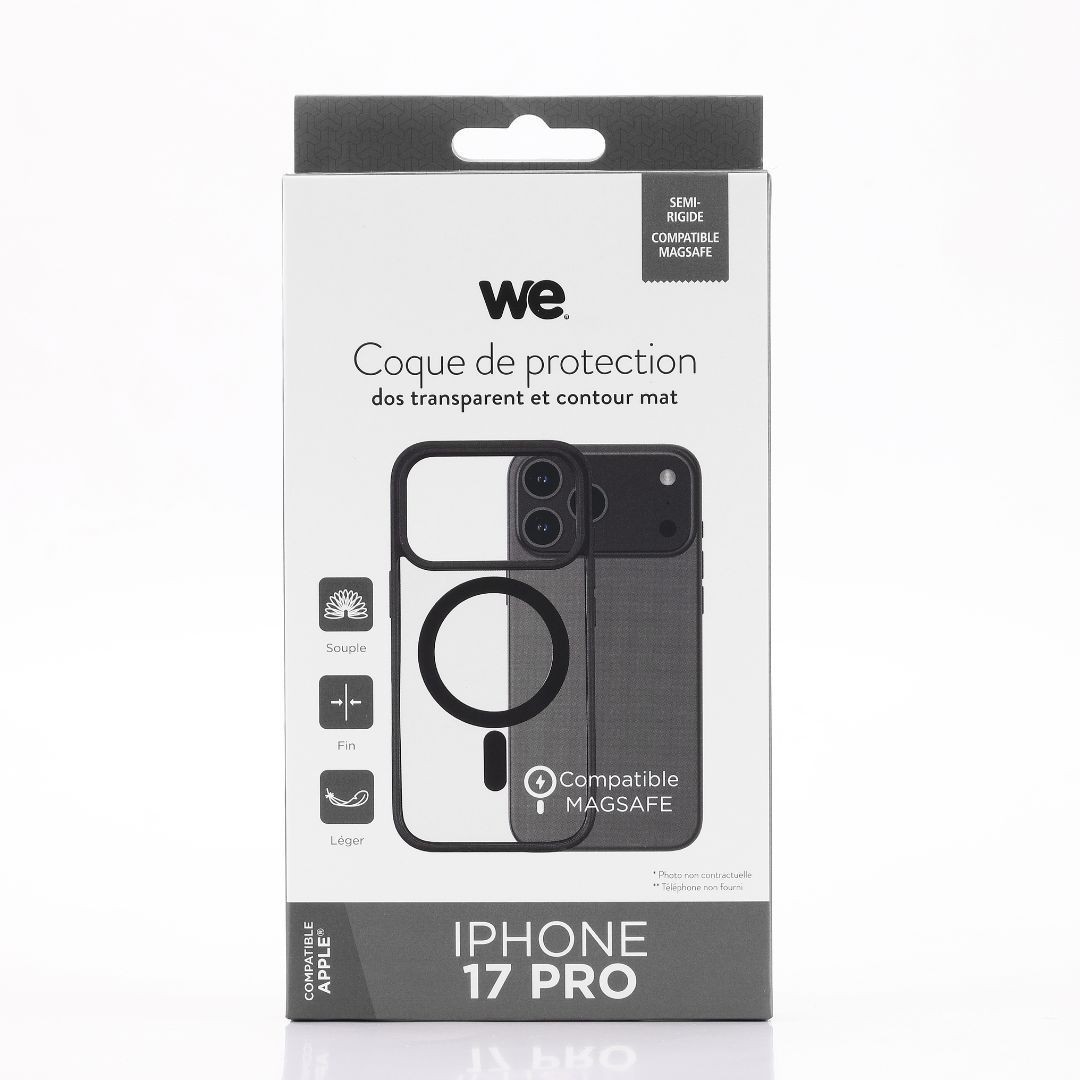 WE We Coque de protection RUBBER APPLE IPHONE 17 PRO