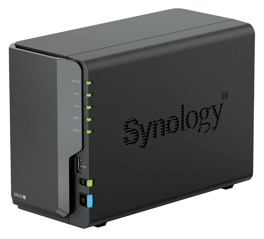 SYNOLOGY Serveur NAS DiskStation DS225+ - 24To (2x12To) HDD Plus