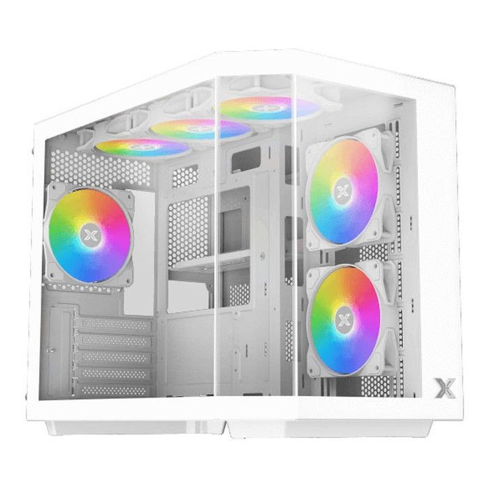 Xigmatek Boitier Mini Tour Micro ATX  Cloud M Digital avec panneaux vitrÃ©s (Blanc)