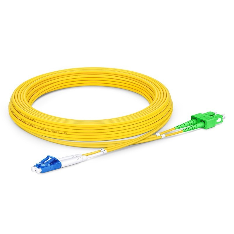 GENERIQUE Jarretière duplex 2.0 mm OS2 SC-APC/LC-APC jaune