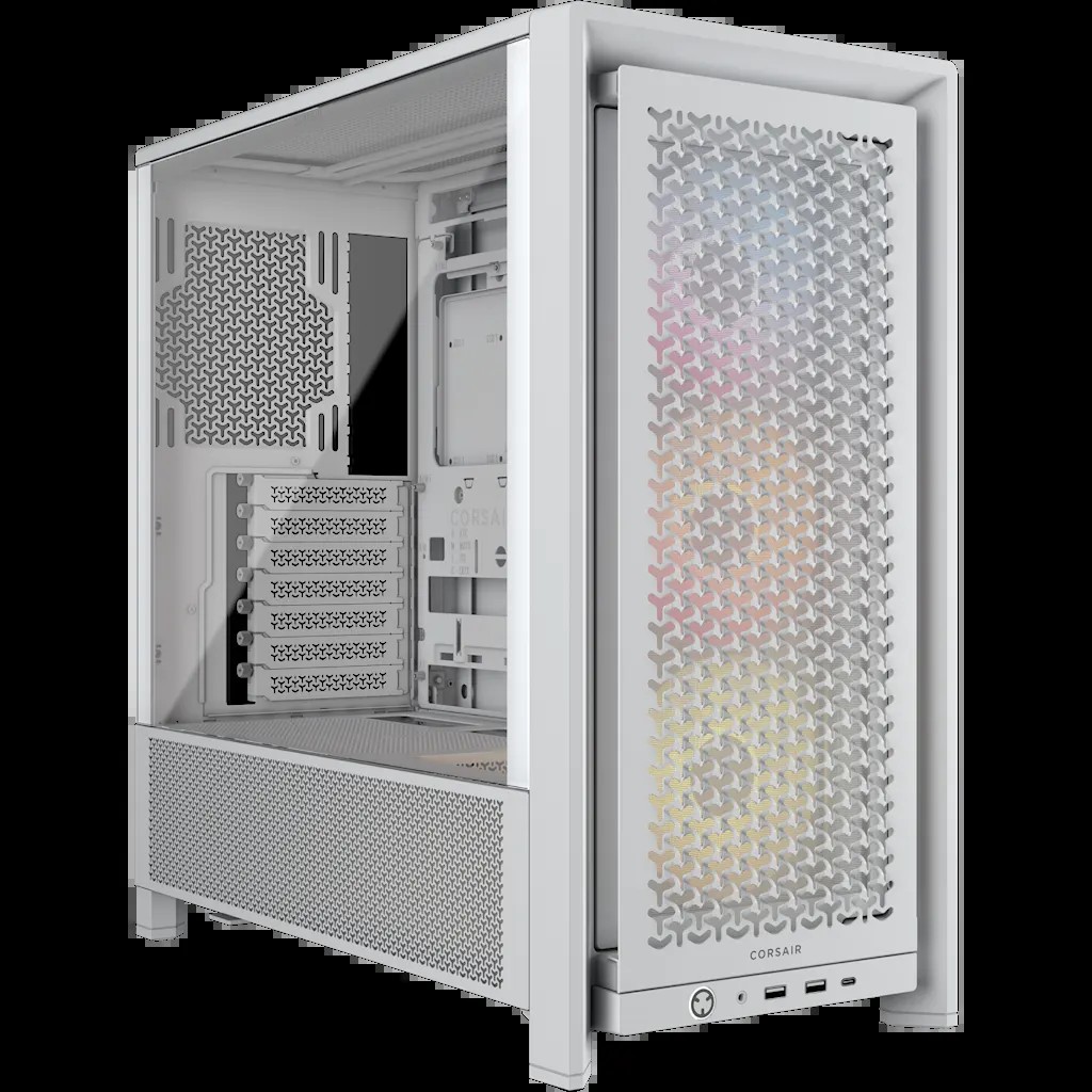 CORSAIR CORSAIR Geh Midi FRAME 4000X RS Mid-Tower, White