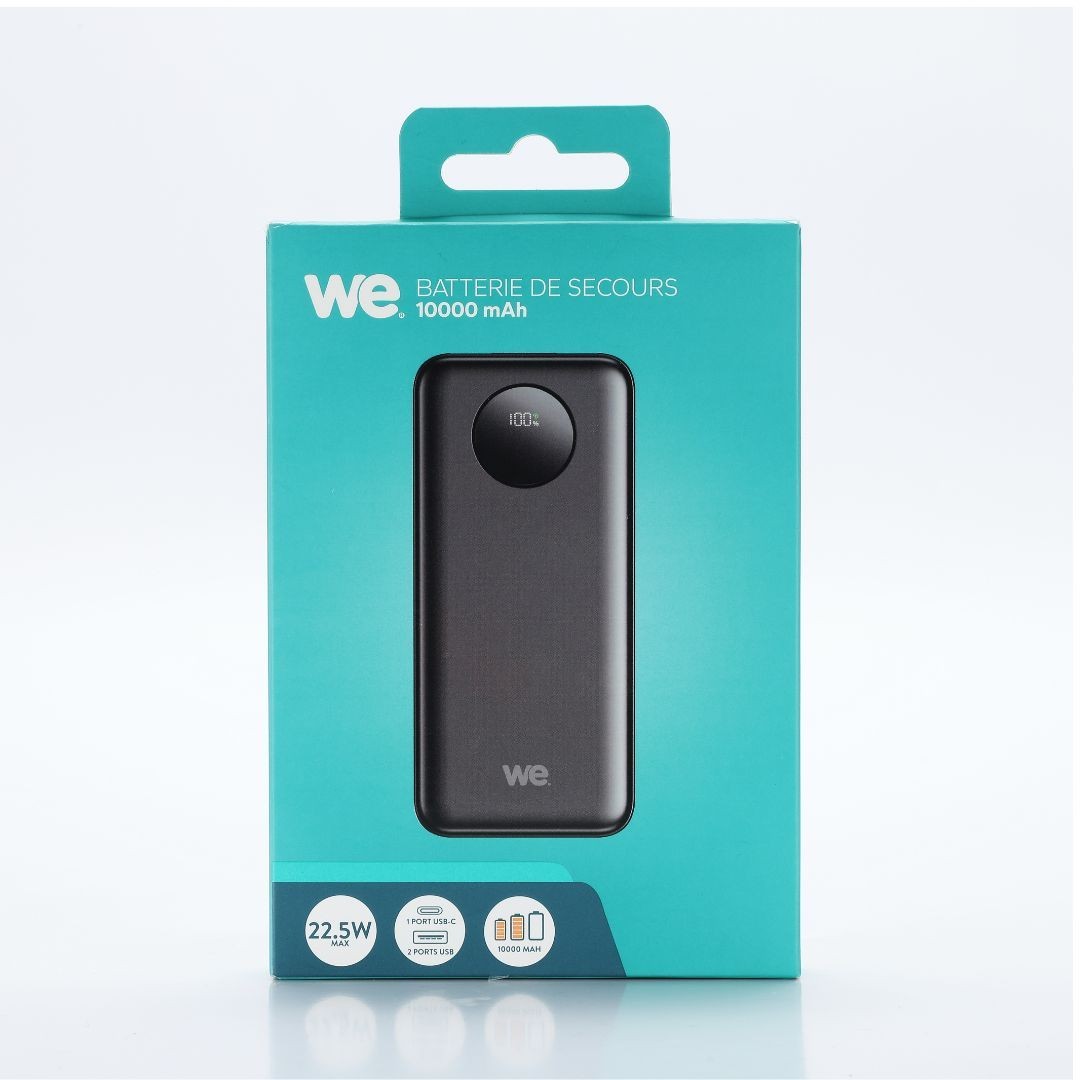 WE Batterie de secours  10000mAh