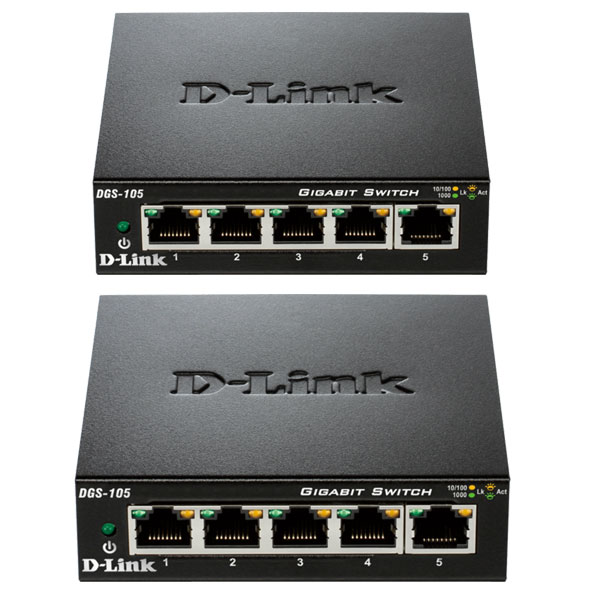 DLINK - Modèle du produit : DGS-105 x2