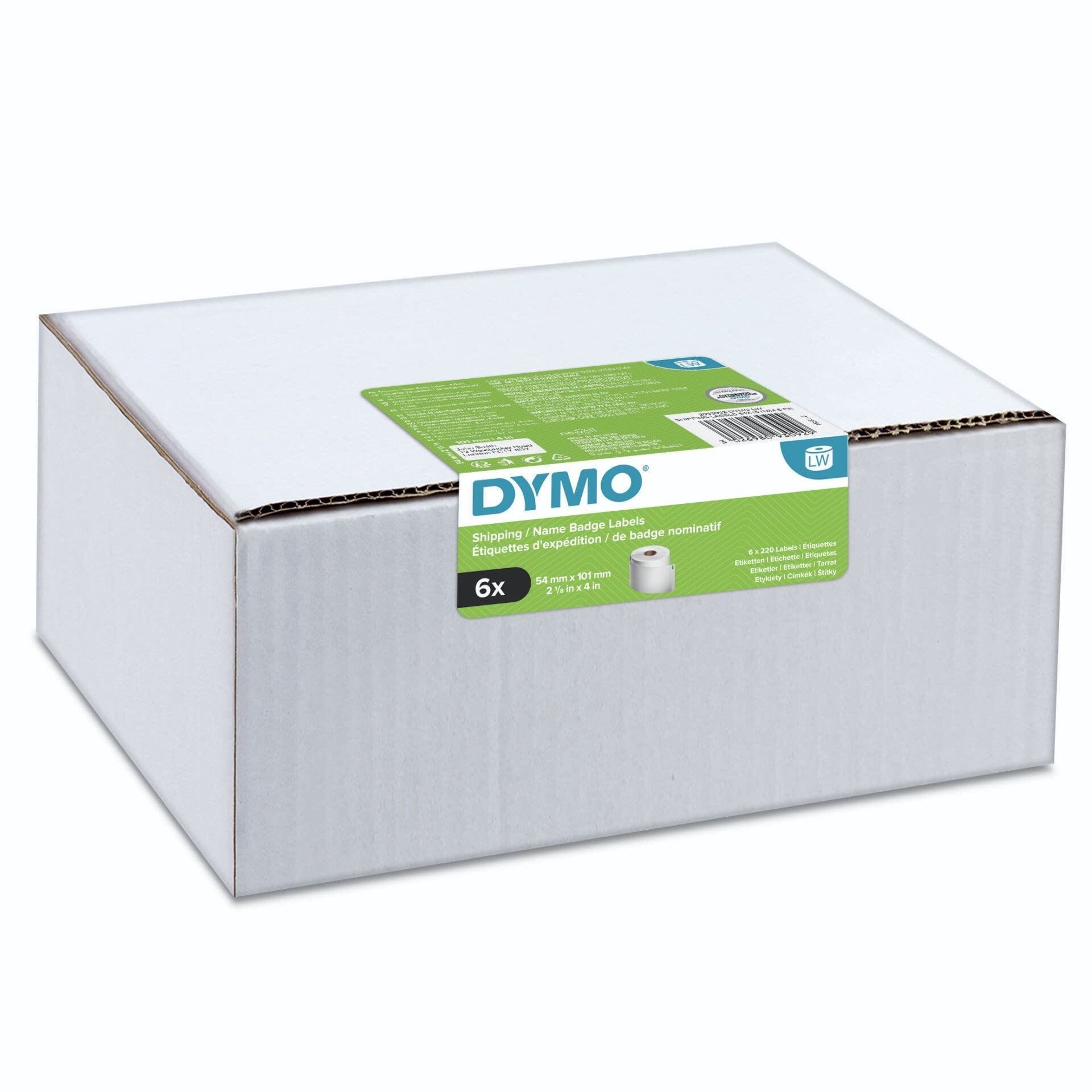 DYMO DYMO LW-Versandetiketten Vorteilspack 54x 101mm 6Rl 220St/Rl