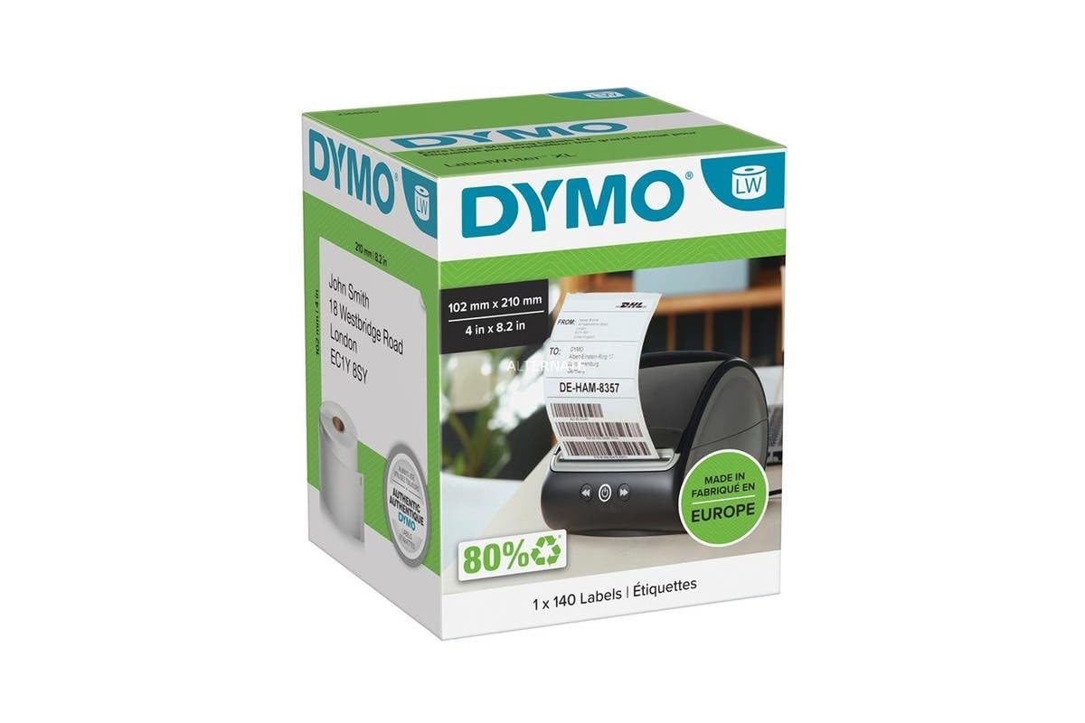 DYMO LW EXTRA LARGE SHIPPING LABEL 102*210 MM DHL LBL 220CT