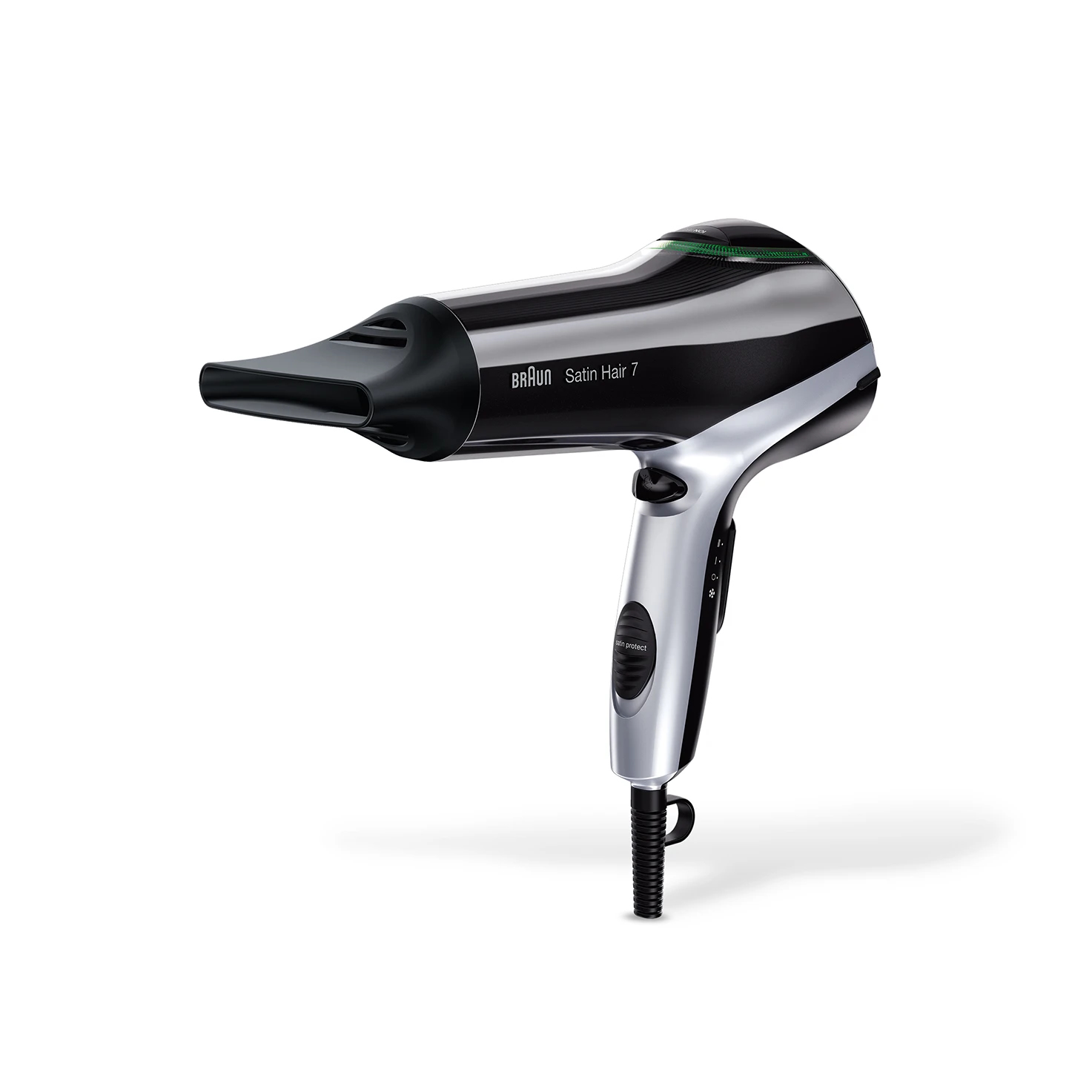 Braun Satin Hair 7 HD710 (schwarz/silber)
