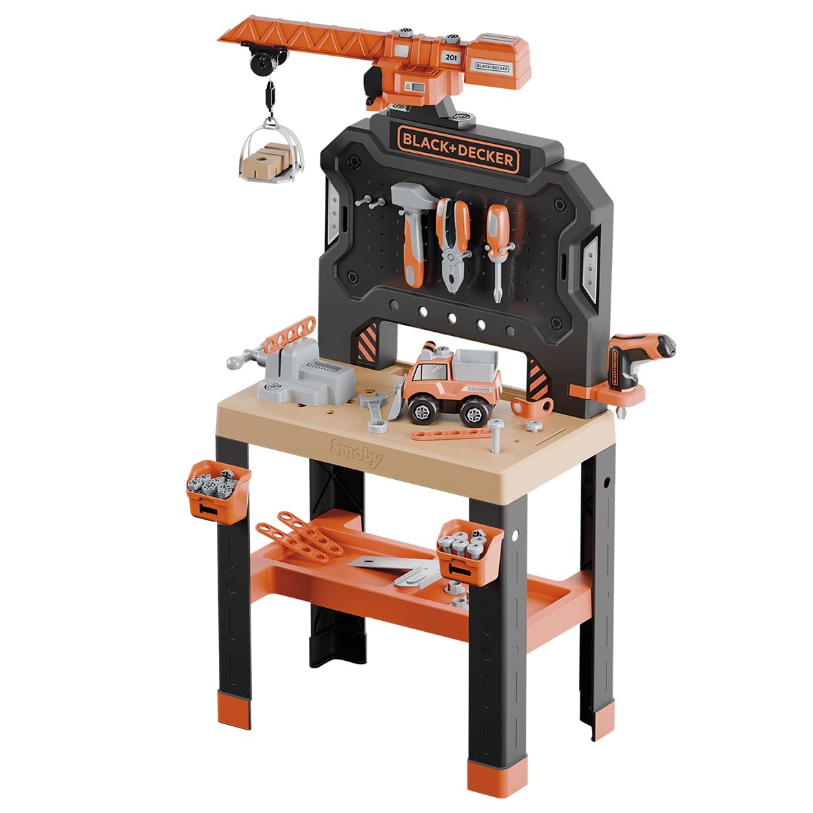 Smoby Black+Decker Werkbank avec Kran