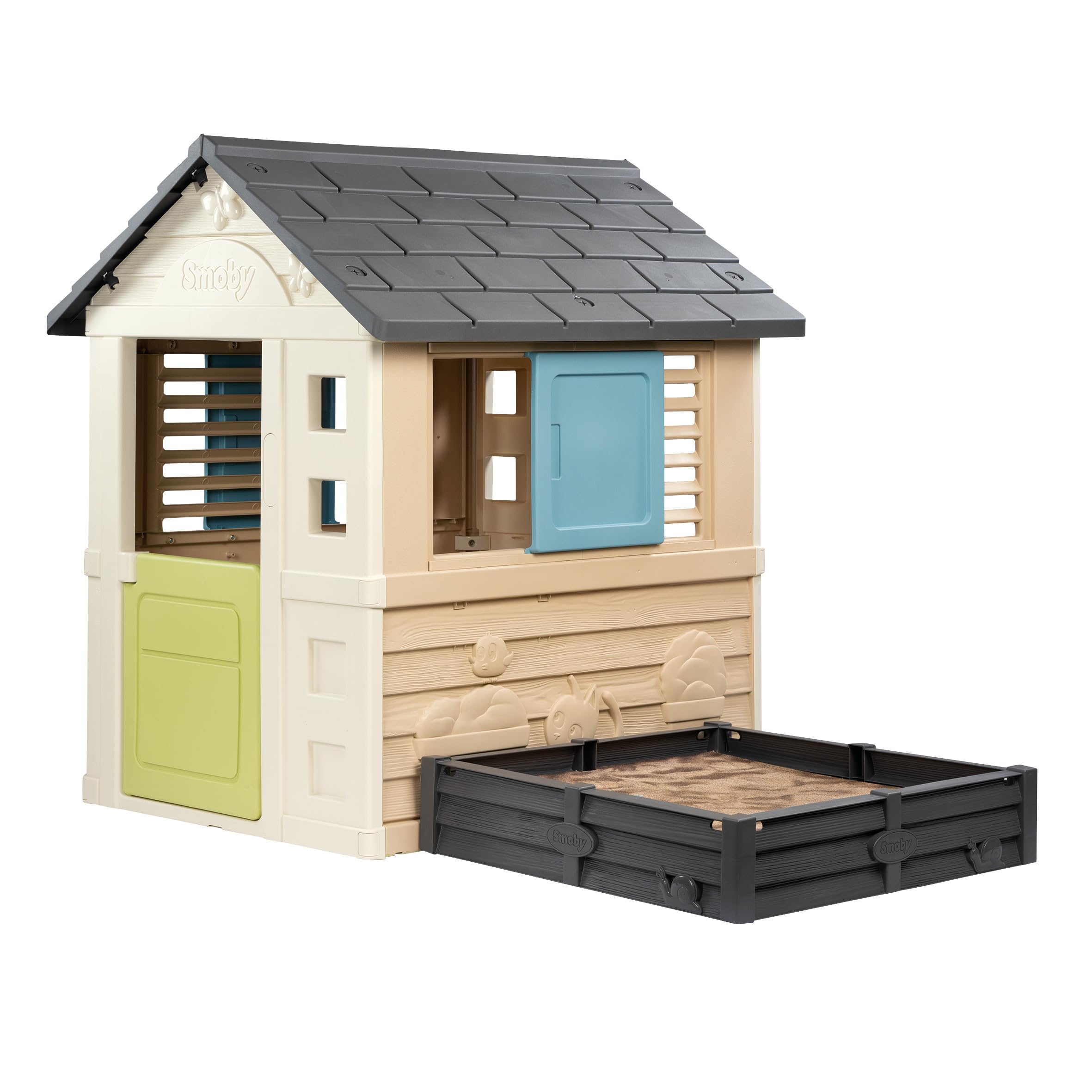 Smoby Life Spielhaus Square + Sandkasten