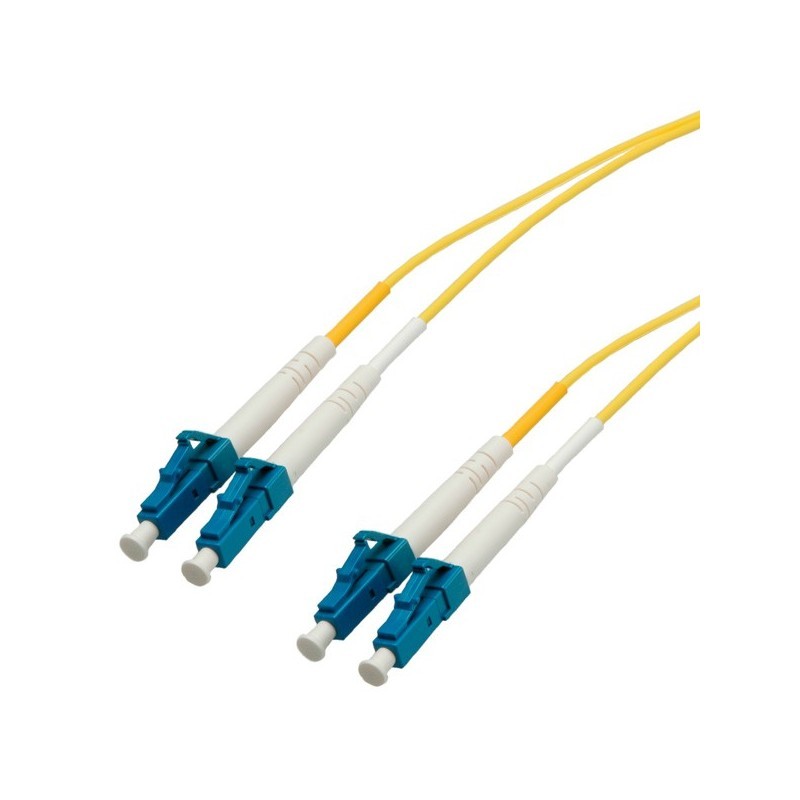 ekivalan Jarretière zip 2,0mm OS2 G652D LC-APC/LC-UPC LSZH jaune 30m