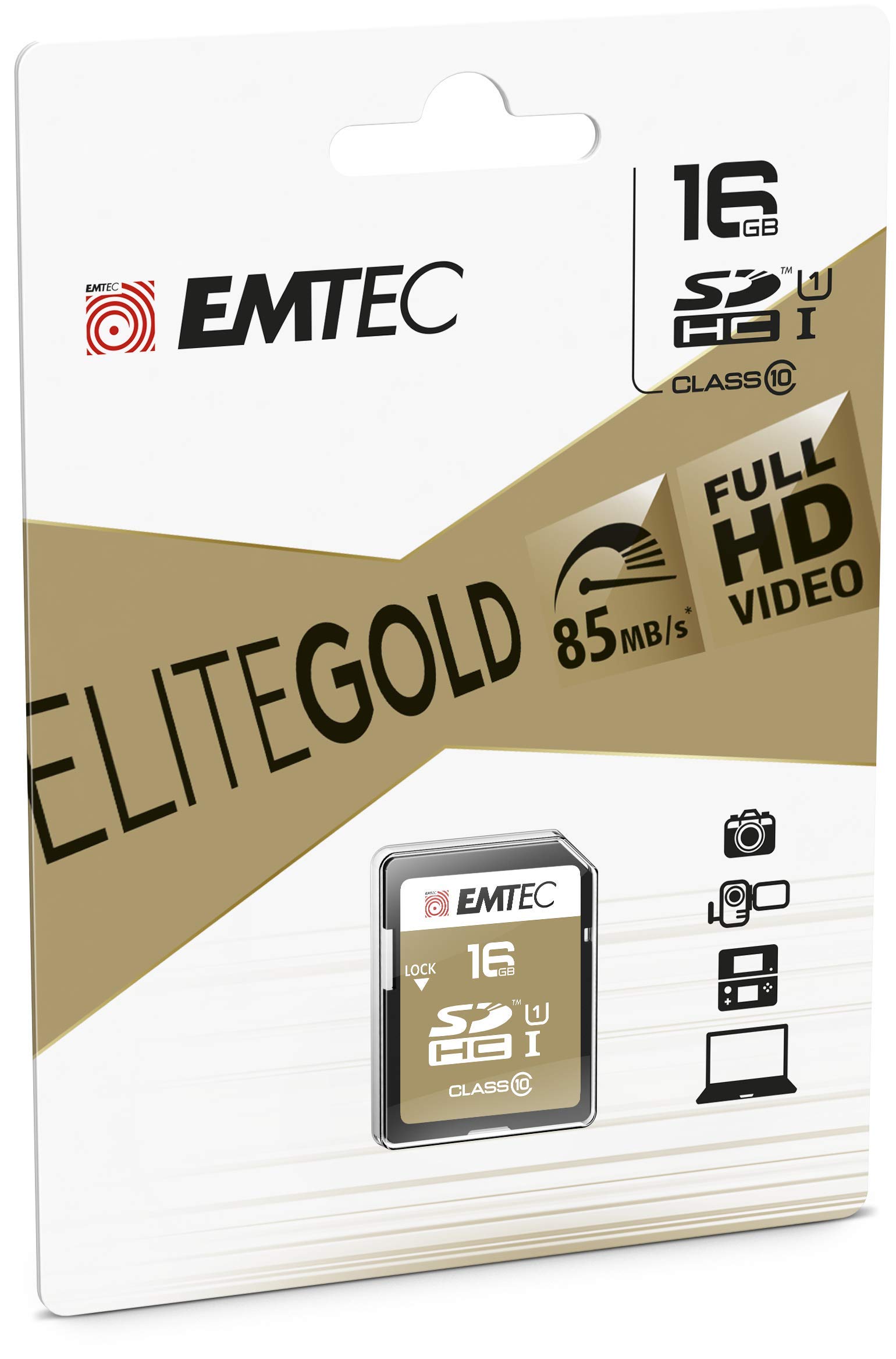 EMTEC Modèle du produit : Carte mémoire sdhc/sdxc ecmsd16