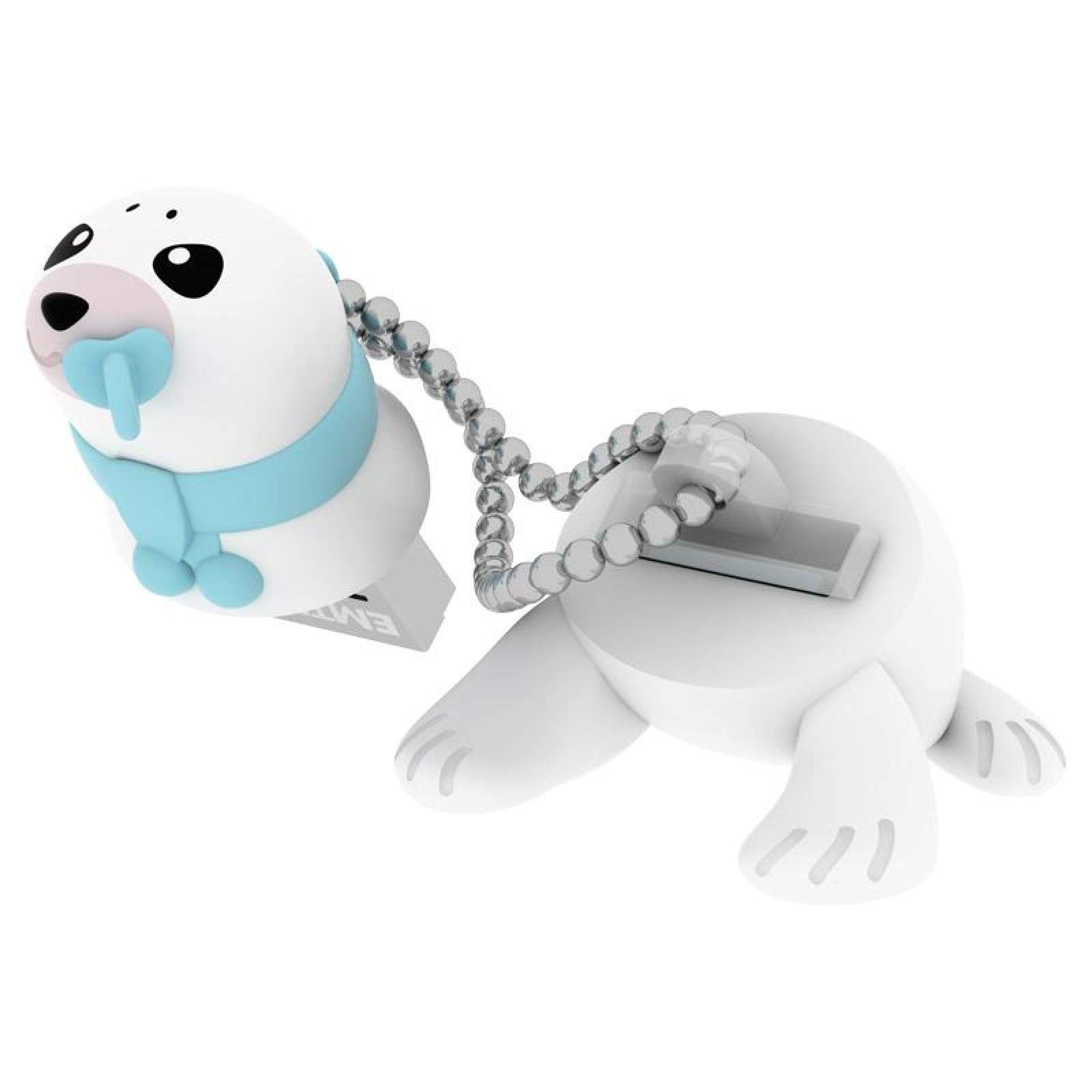 EMTEC Clé USB 2.0  M334 Bébé Phoque - 16Go (Blanc)