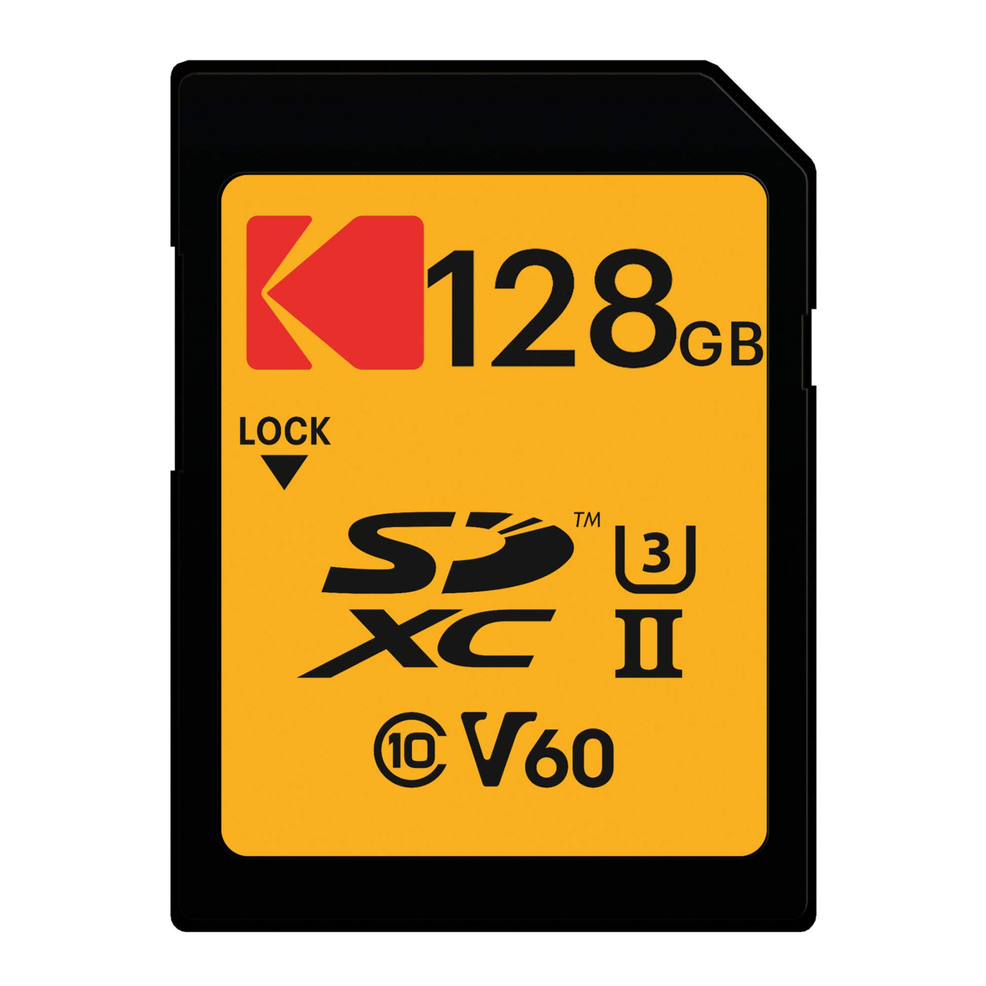 KODAK EKMSD128GUHS2V1K mémoire flash 128 Go SDXC UHS-II Classe 10
