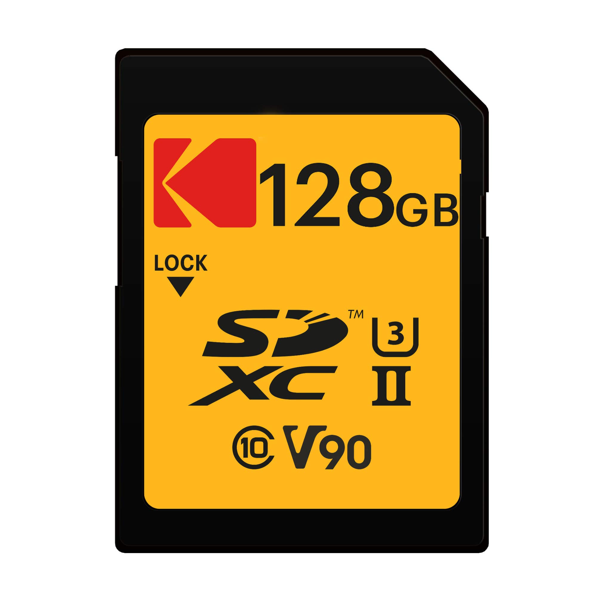 KODAK EKMSD128GUHS2V2K mémoire flash 128 Go SDXC UHS-II Classe 10