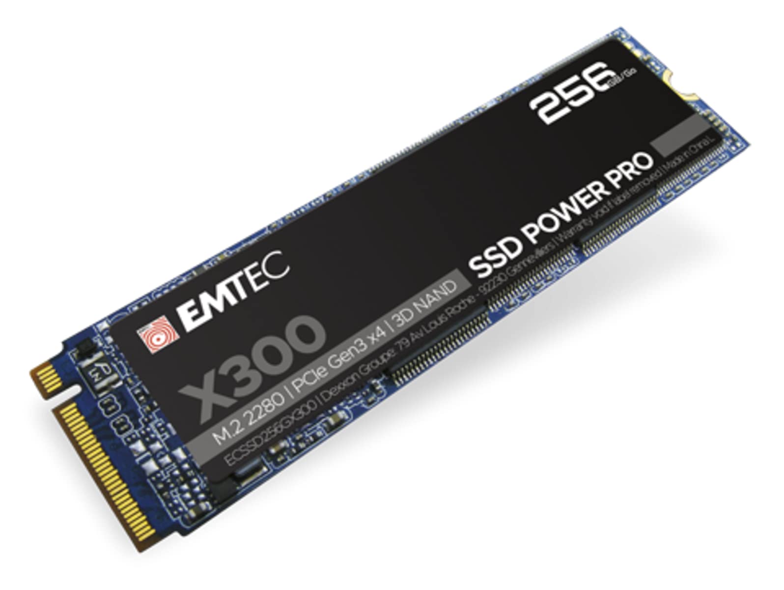 EMTEC X300 M2 SSD Power Pro 256 Go PCIe 3.0 x4