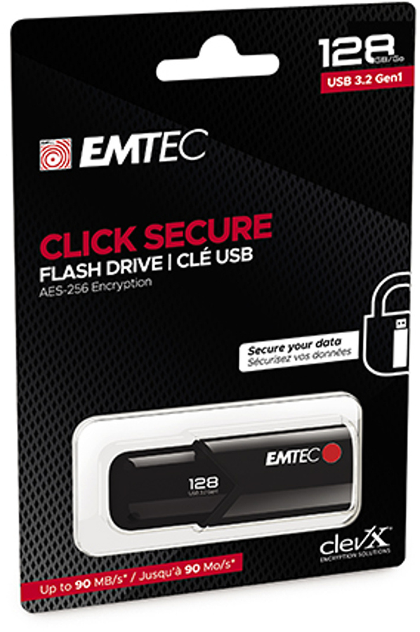 EMTEC CLE USB 3.2 CLICK SECURE B120 128GB