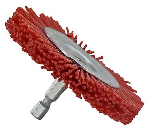Tivoly - Brosse Circulaire - Fil Nylon -D100mm - Pour Décapage du Bois