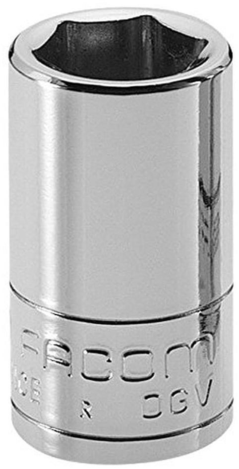 FACOM R.8 Douilles 6 Pans, Argent, 1/4