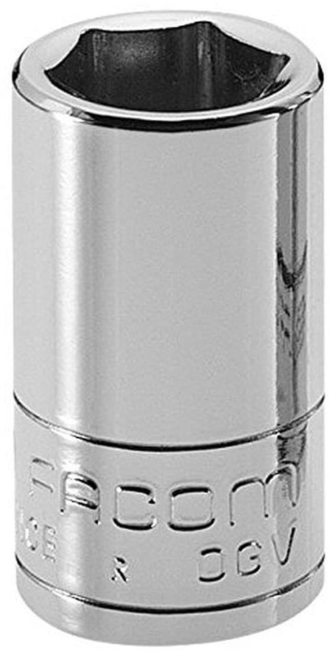 FACOM Douille 1/4'' 6 pans métrique diamètre 14mm longueur 22mm