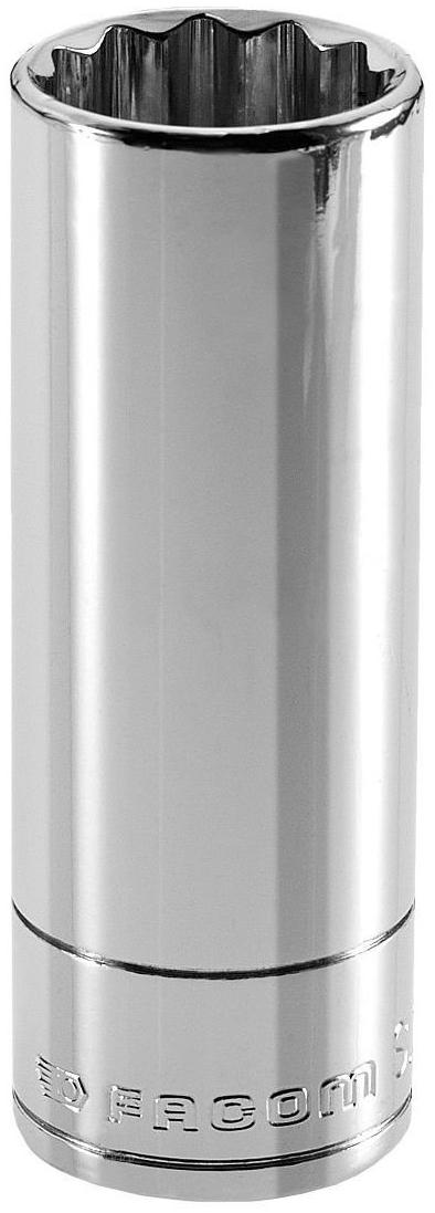 FACOM Douille 1/2'' longue 12 pans métriques 17mm longueur 77mm